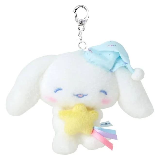 Cinnamoroll Sleepy Time Plush Mascot Keychain