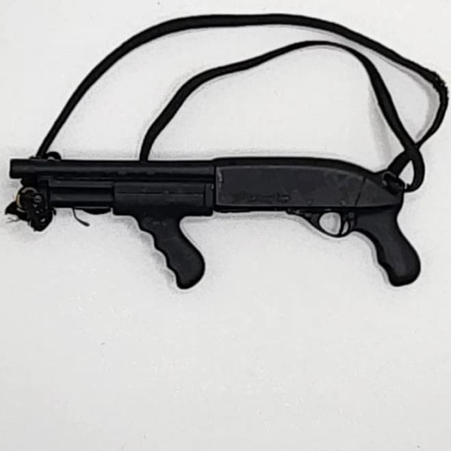 1/6 Scale Shotgun Weapon Black Tactical Sling Pump 12" Figure