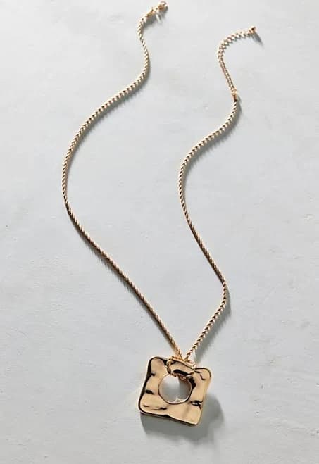 Urban Outfitters Milan Metal Pendant Necklace