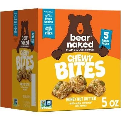 Bear Naked Honey Nut Butter Chewy Bites