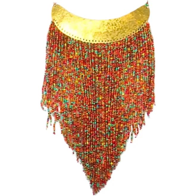 Kendi AMANI Maasai Beaded Bib Necklace