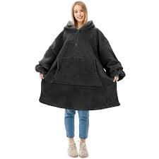 Oversized Hoodie Blanket Sweatshirt,Super Soft Warm Comfortable Fleece Giant Pullover with Large Front Pocket,for Adults Men Women Teenagers Kids Wife Girlfriend - Walmart Business Supplies