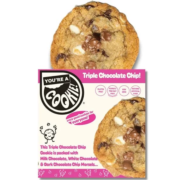 Triple Chocolate Chip Single Cookie
