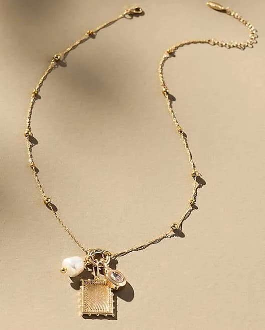Anthropologie Charmed Pendant Necklace