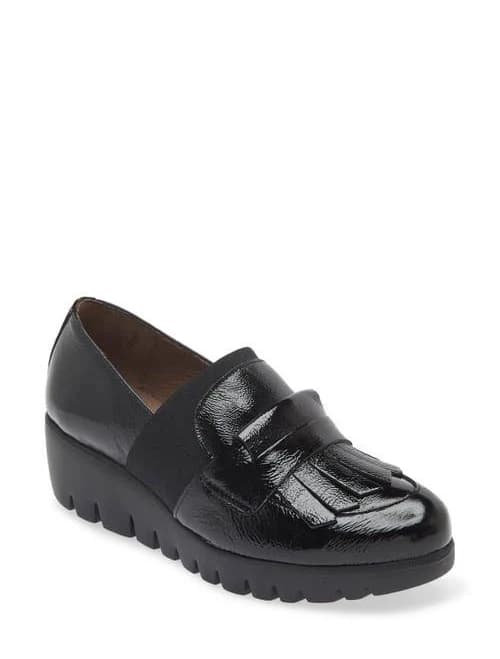 Wonders Women's Kiltie Platform Loafer
