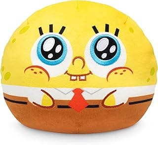 Spongebob Squarepants 6" Reversible Plushie - Spongebob Squarepants and Gary The Snail - Bikini Bottom Buddies Amazon Exclusive - Cute Kawaii Soft Stuffed Animal