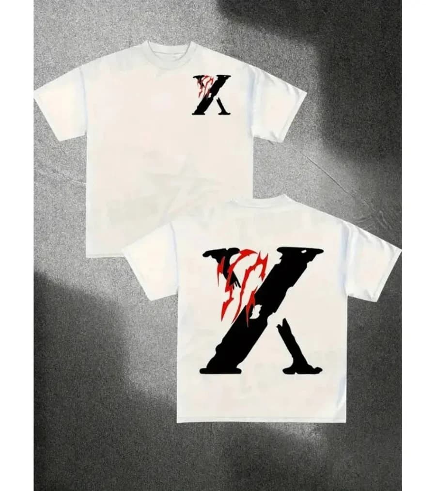 Men's Streetwear Cotton Graphic Short Sleeve Tee