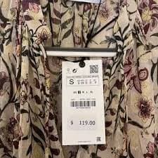 Zara | Dresses | Zara Tan And Gold Floral Maxi Dress Size Small | Poshmark