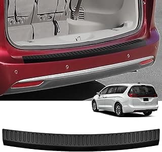 Rear Bumper Protector for Chrysler 2017-2024 2025 Pacifica Car Accessories ABS Plastic Material Matte Black Resistant Trunk Door Entry Guards