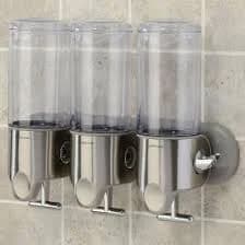 simplehuman BT1029, Triple Wall Mount Soap Pumps