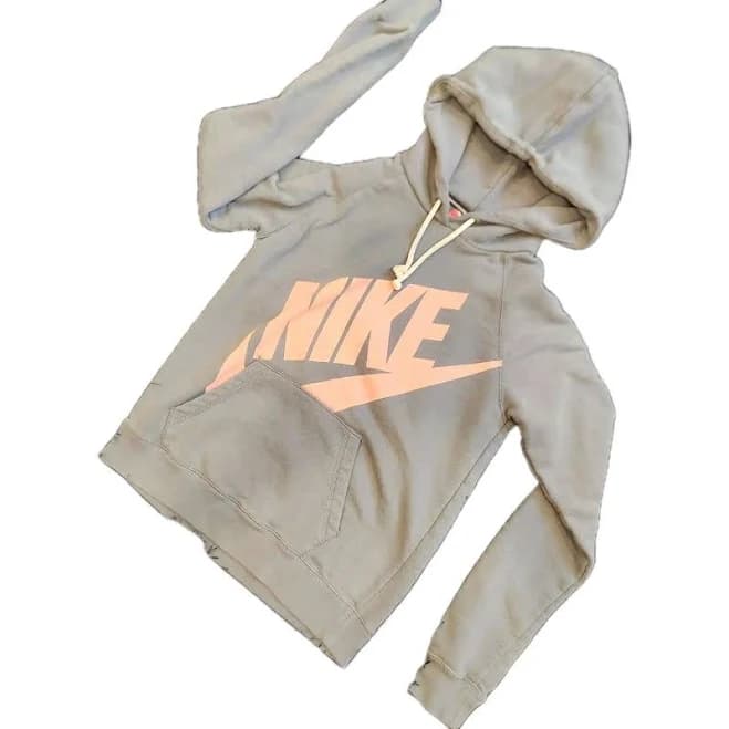 Nike Gray And Pink Pullover Hoodie Size S - Nike1