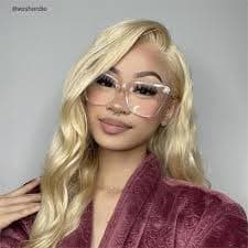 Adebola - Square Crystal Eyeglasses | Vooglam