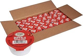 Sauce Craft Buffalo Sauce Dip Cups, Aged Cayenne & Garlic, Savory Heat Wing Condiment, 1.25 oz, Pack of 96