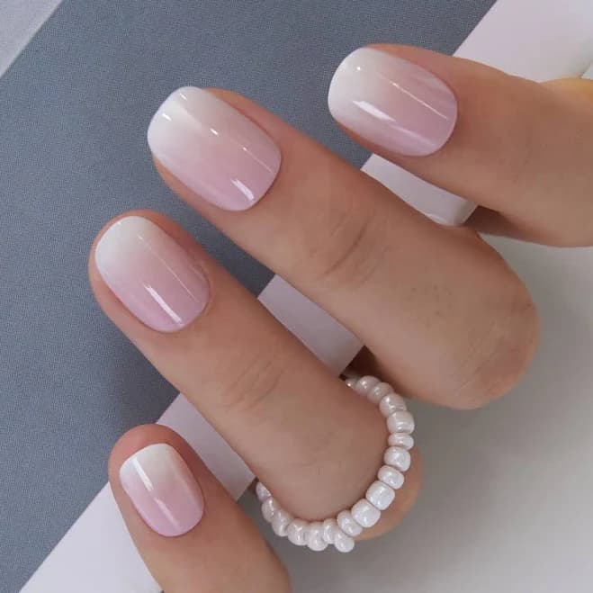 Curvlife Extra Short Oval French Fake Nails