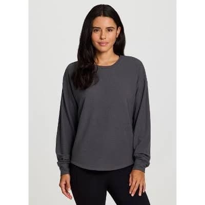 RBX Women's Lightweight Micro Ribbed Lounge Top
