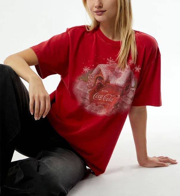 Pacsun Women's Holly Elf Oversized T-Shirt