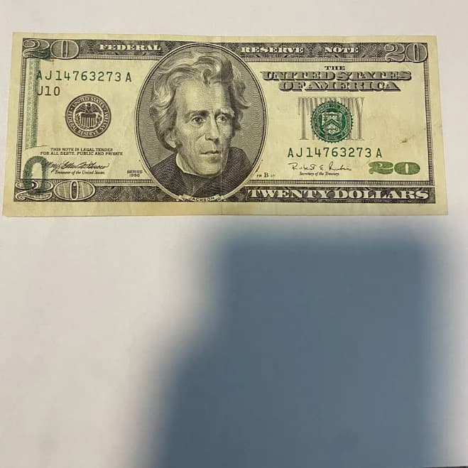 Us 20$ Bill 1996 Misprint