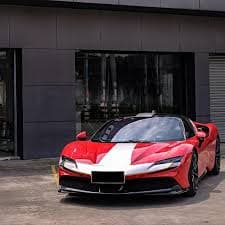 Ferrari Sf90 Carbon Fiber OEM Style Front Lip | Eurobahndynamics