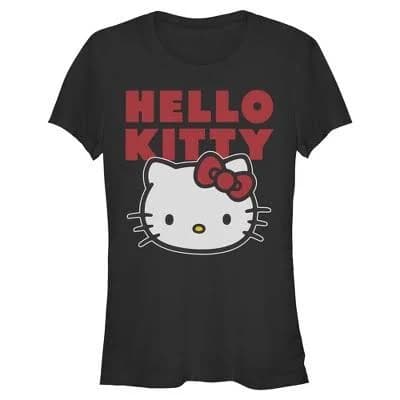 Hello Kitty Classic Logo Portrait T-Shirt