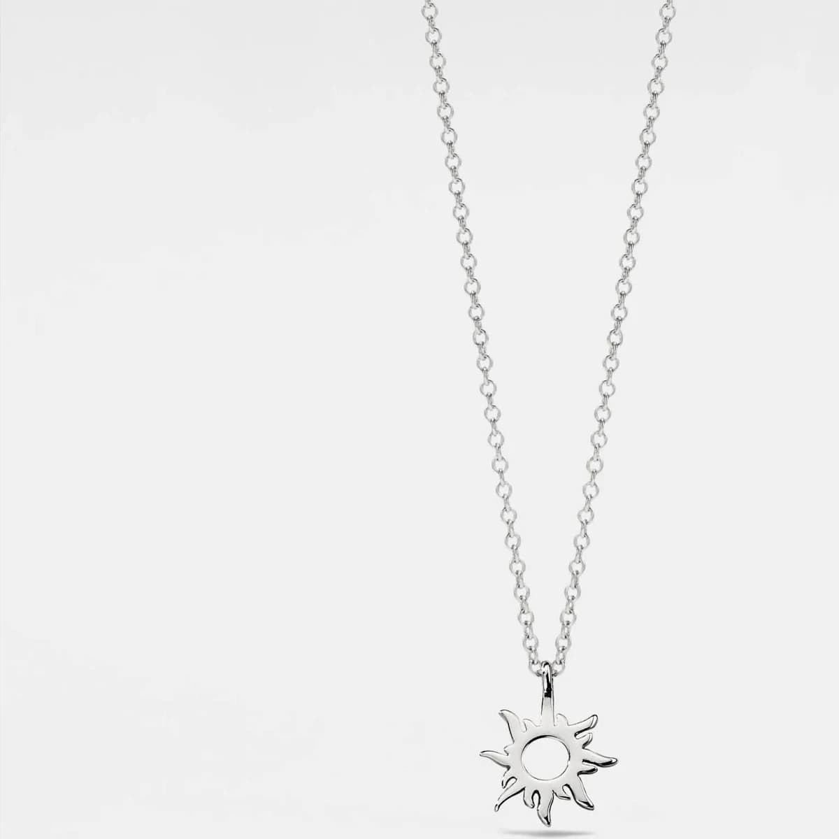 Dainty Sun Charm Pendant Necklace