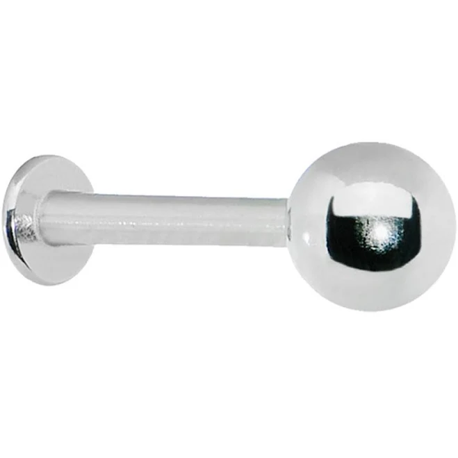 Body Candy 14 Gauge Stainless Steel Labret Lip Piercing