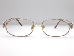 Laura Ashley Geneva Gold Rectangular Full Rim Women's Eyeglasses 54-15-135 9/B13 | eBay
