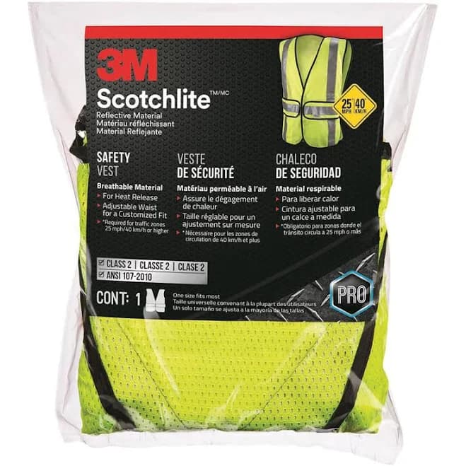 3M Men's 94601-80025 Reflective Safety Vest
