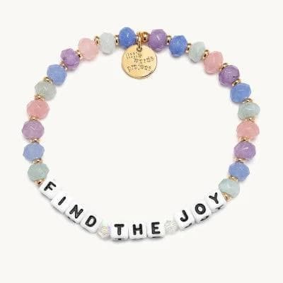 Little Words Project Find The Joy Beaded Bracelet