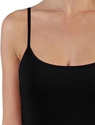 NE PEOPLE Womens Light Weight Basic Adjustable Spaghetti Strap Tank Cami Top-Black-S at Amazon Women's Clothing store