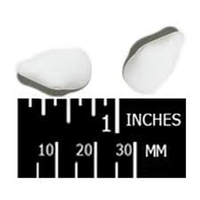 White Large Point Czech Pressed Glass Beads (pack of 20) | eBay