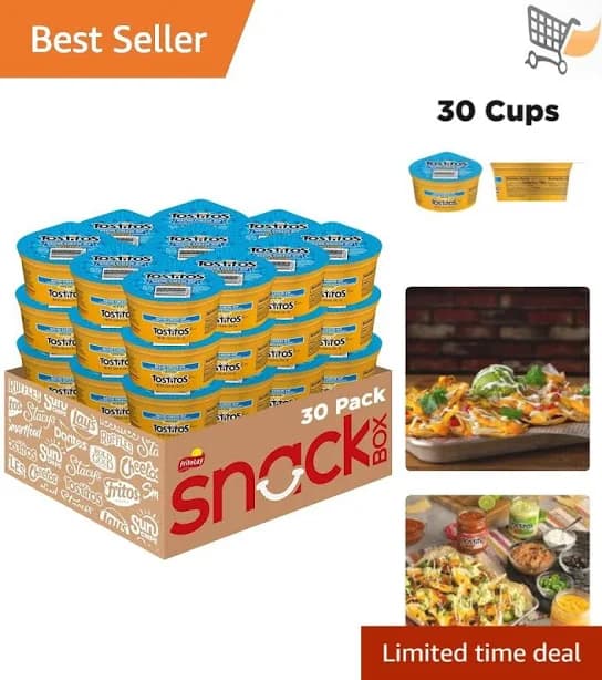 Nacho Cheese Dip Medium 3.625 Oz Cups Pack Perfect For Snacks Home