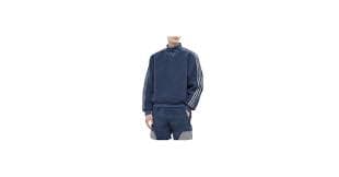 Amazon.com: adidas Originals 男款BLONDEY Sherpa 套頭毛衣,礦物藍/反光銀,2XL, 礦物藍/反光銀: 服裝，鞋子和珠寶