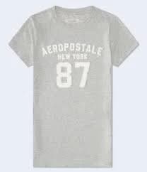 aéropostale Aeropostale 87 Appliqué Graphic Tee light heather grey Deals | Clothing