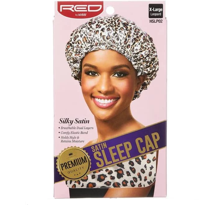Red by Kiss Premium Silky Satin Sleep Cap