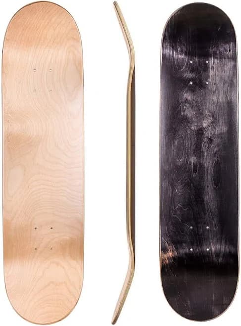 Blank Canadian Maple Skateboard Decks