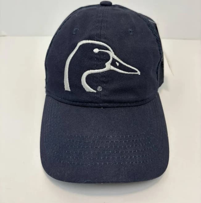 Ducks Unlimited Dark Navy Trucker Hat – Mesh Back Snapback – Duck Logo