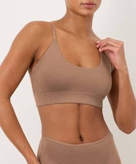 Pact Women's Organic Cotton Everyday Strappy Scoop Bralette