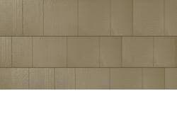 Sherwin-Williams Premium Prefinished Sandy Clay 3/8 x 12 x 4' Reversible LP® Engineered Wood Shake Siding at Menards®