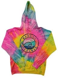 Nassau Bahamas Unisex Multicolor Tie-dye Hoodie Size M