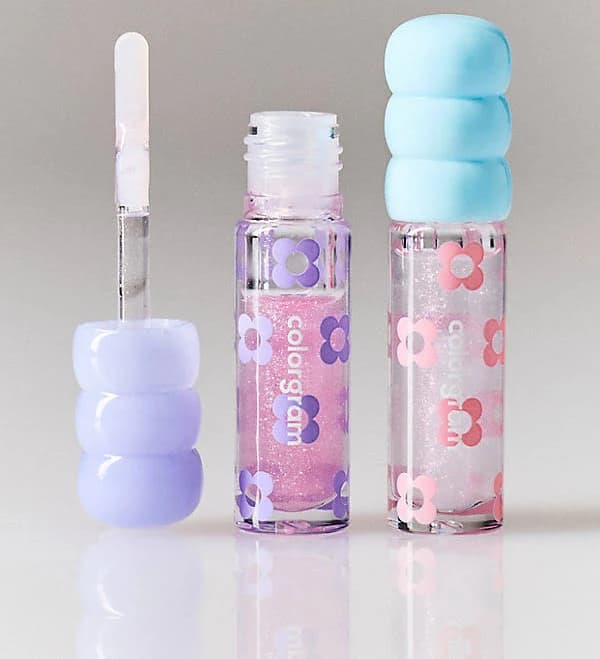 Fruity Glass Lip Tint Mini Duo Set by Colorgram in Purple at Anthropologie