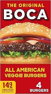 BOCA All American Veggie Burgers, 4 ct Box