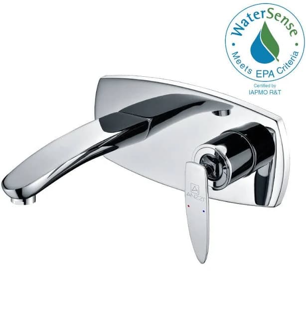 ANZZI Voce Series Single-Handle Wall Mount Bathroom Faucet L-AZ023