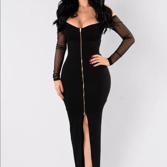 Zip Up Dress