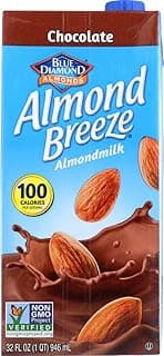 Blue Diamond Almond Breeze Almond Milk, Chocolate 32 fl oz (Pack of 2)
