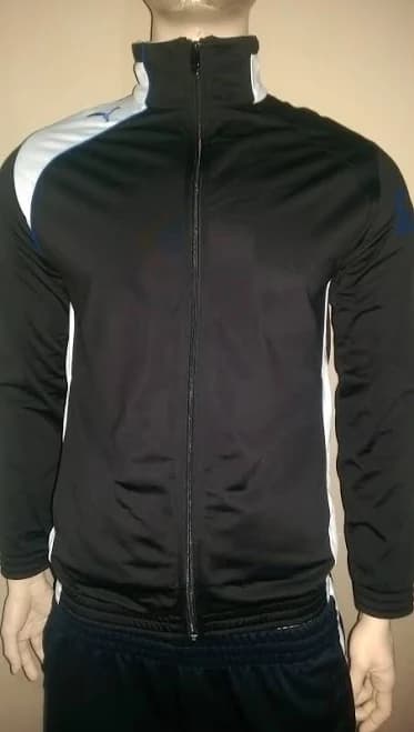 Puma United Poly Black/white/surf The Web Track Jacket Size S