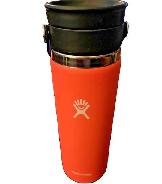 Hydro Flask 20oz Wide Mouth Flex Cap Bright Orange