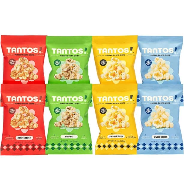 Tantos Variety Pack Puffed Pasta Chips