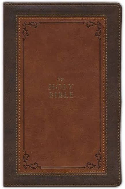 1611 KJV with Apocrypha, Brown Leathersoft: Holy Bible