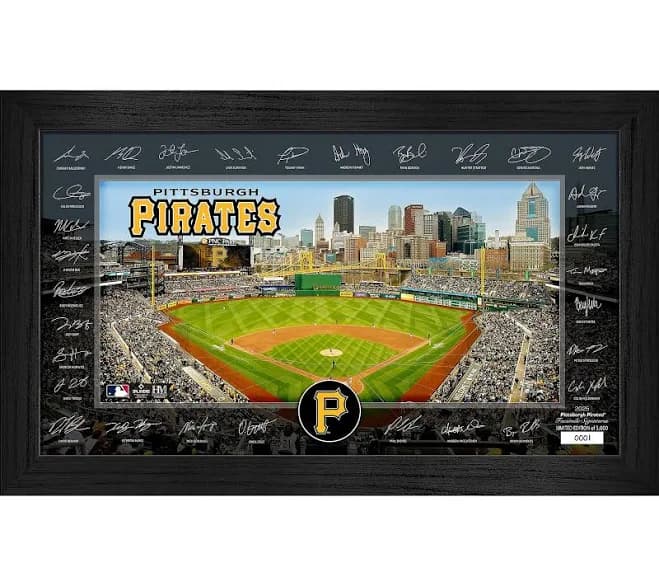 Highland Mint Pittsburgh Pirates Signature Field Framed