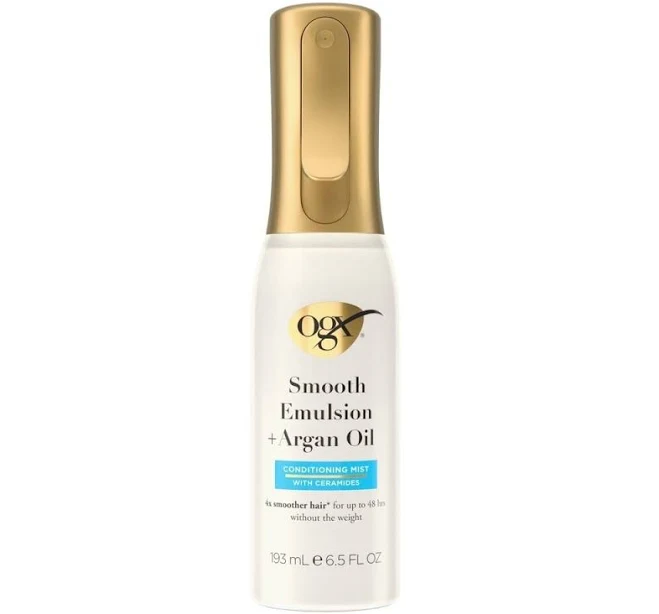 Ogx Smooth Emulsion + Argan Oil Conditioning Hair Mist, 6.5 Oz